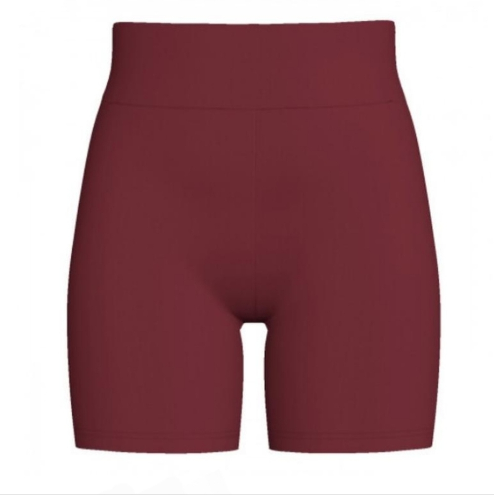 Lularoe XS Americana Biker Shorts VERY DARK RED